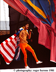jagger wearing flag